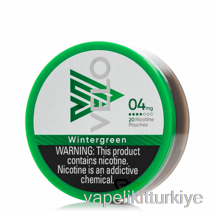 Vape Likit Velo Nikotin Torbaları - Kış Yeşili 4mg